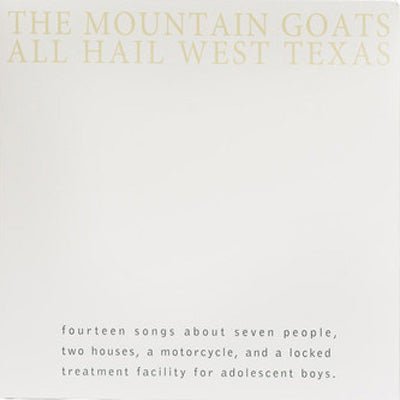 Mountain Goats, The - All Hail West Texas (Vinyl) - Happy Valley The Mountain Goats Vinyl