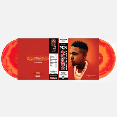 Nas - King's Disease II (Limited Red & Tangerine Orange Coloured 2LP Vinyl)