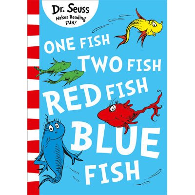 One Fish, Two Fish, Red Fish, Blue Fish - Happy Valley Dr Seuss Book