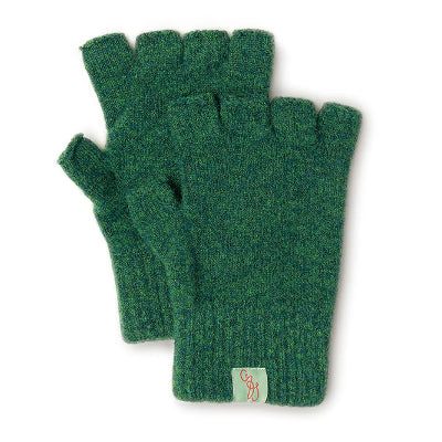 Otto & Spike Fingerless Gloves - Cossak Green
