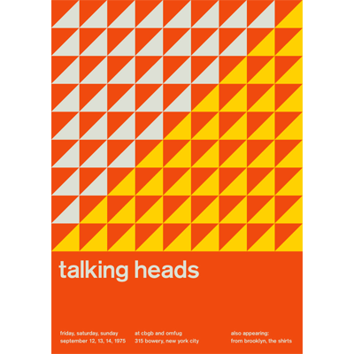 Print - Talking Heads - Happy Valley Mike Joyce Print