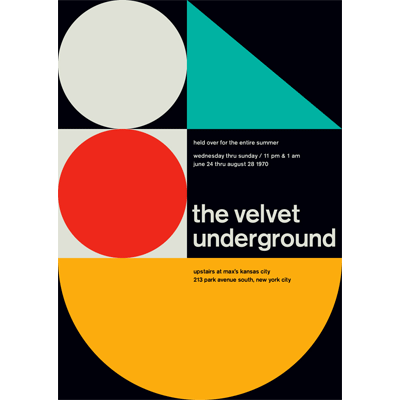 Print - Velvet Underground - Happy Valley Mike Joyce Print