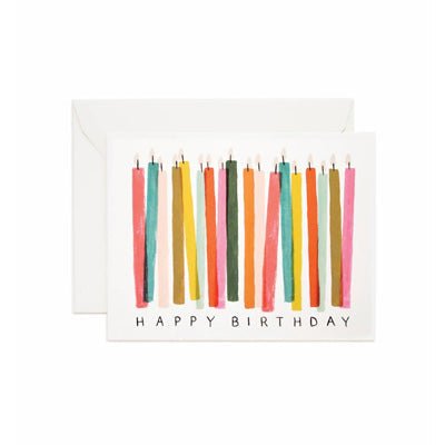 Rifle Paper Co Card - Happy Birthday Candles - Happy Valley Rifle Paper Co. Card