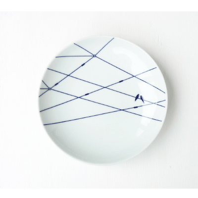 Skimming Stones Porcelain Plate - Tramways - Happy Valley Skimming Stones Porcelain Plates