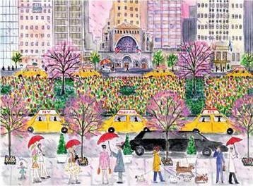 Spring on Park Avenue 1000 Piece Puzzle - Happy Valley Galison, Michael Storrings Puzzle