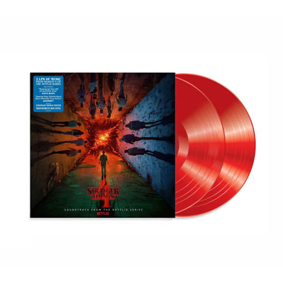 Stranger Things Season 4 Soundtrack (Limited Edition Transparent Red 2LP Vinyl)