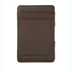 Status Anxiety Flip Leather Wallet (2 Colour Options) - Happy Valley Status Anxiety Wallet