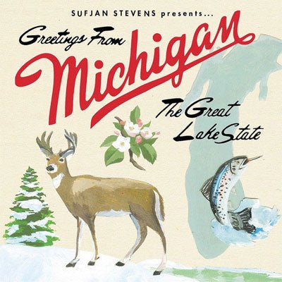 Stevens, Sufjan ‎– Greetings From Michigan The Great Lake State (Vinyl) - Happy Valley Sufjan Stevens Vinyl