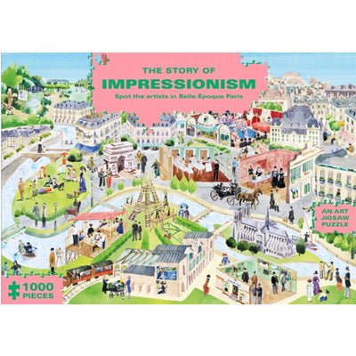 Story of Impressionism (An Art Jigsaw Puzzle) : Spot the Artists in Belle Epoque Paris - Happy Valley Marcel George, Laurence King Publishing Puzzle
