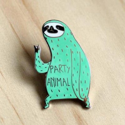 Surfing Sloth Pins - Party Animal Sloth - Happy Valley Surfing Sloth Pins