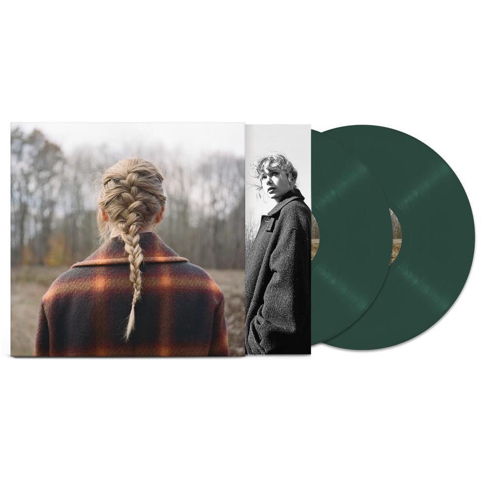 Swift, Taylor - Evermore (Deluxe Edition Green 2LP Vinyl) - Happy Valley