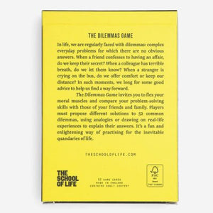 The School Of Life - Dilemmas Game Card Set - Happy Valley The School Of Life Card Set