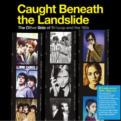 Various - Caught Between The Landslide : The Other Side of Britpop and the '90s (2LP Vinyl) - Happy Valley Various, Between The Landslide Vinyl
