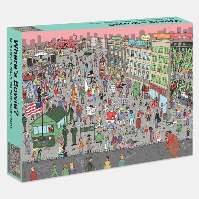Where's Bowie?: David Bowie in Berlin: 500 piece jigsaw puzzle - Happy Valley Kev Gahan Jigsaw Puzzle